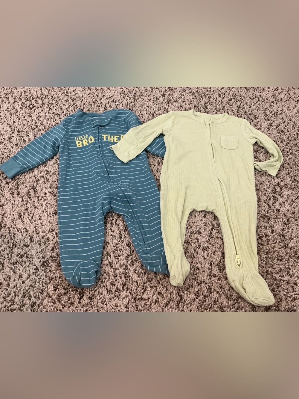 Bundle of 3 mo footie pajamas